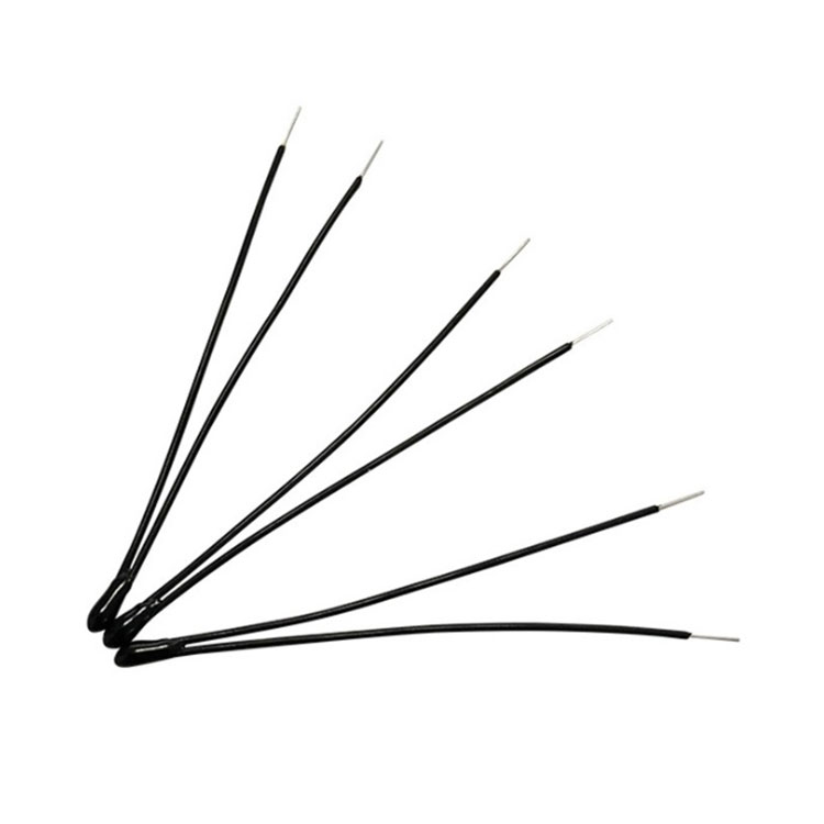 Pequeño termistor negro ntc termistor epoxi termistor